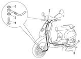 Vespa LX 50 4T – Bowden cable Brake line