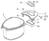 Vespa LX 50 4T – Helmet compartment