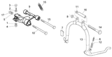 Vespa LX 50 4T – Center stand Swing arm