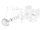 Vespa Sprint 50 25 kmh E5 2020 – Cylinder Piston Piston Pin Parts