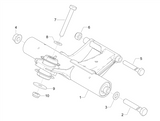 Vespa Sprint 50 25 kmh E5 2020 – Engine mounting