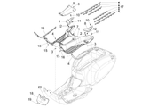 Vespa Sprint 50 25 kmh E5 2020 – Step plate Footrests