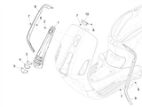 Vespa Sprint 50 25 kmh E5 2020 – Front screen