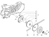 Vespa Sprint 50 2T NOABS E2 2014-2017 – Drive clutch