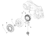 Vespa Sprint 50 4T 2V 25 kmh NOABS E2 2014-2017 – Dynamo Flywheel and Ignition