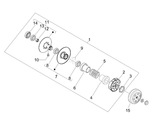 Vespa Sprint 50 4T 2V 25 kmh NOABS E2 2014-2017 – V Belt Pulley