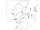 Vespa Sprint 50 4T 2V 25 kmh NOABS E2 2014-2017 – Saddle