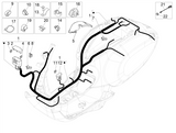 Vespa Sprint 50 4T 3V E5 2020 – Cablaggio principale