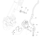 Vespa Sprint 50 4T 3V E5 2020 – Tubi freno Pinze freno