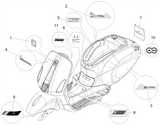 Vespa Sprint 50 4T 3V E5 2020 – Adesivi Stemmi