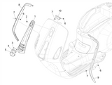 Vespa Sprint 50 4T 3V E5 2020 – Cupolino anteriore