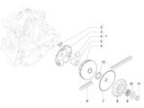 Vespa Sprint 50 4T 4V NOABS E2 2014-2017 – Drive clutch