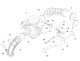 Vespa Sprint 50 4T 4V NOABS E2 2014-2017 – Carburetor Intake Manifold