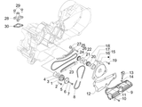 Vespa Sprint 50 4T 4V NOABS E2 2014-2017 – Oil pump