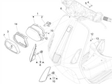Vespa Sprint 50 4T 4V NOABS E2 2014-2017 – Front lights Indicators
