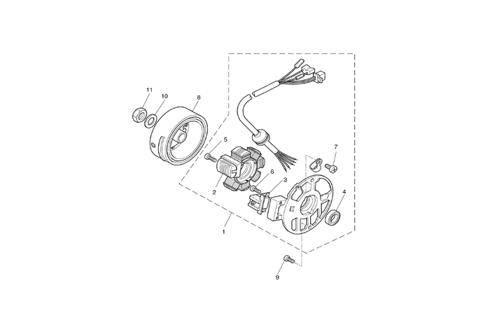 Yamaha Aerox 100 2T – Ontsteking