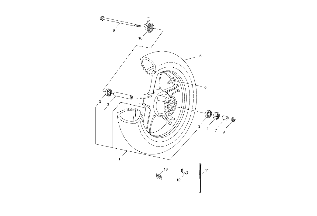 Yamaha Aerox 50 R Facelift – Voorwiel