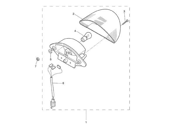 Yamaha Aerox 50 SP – Achterlicht