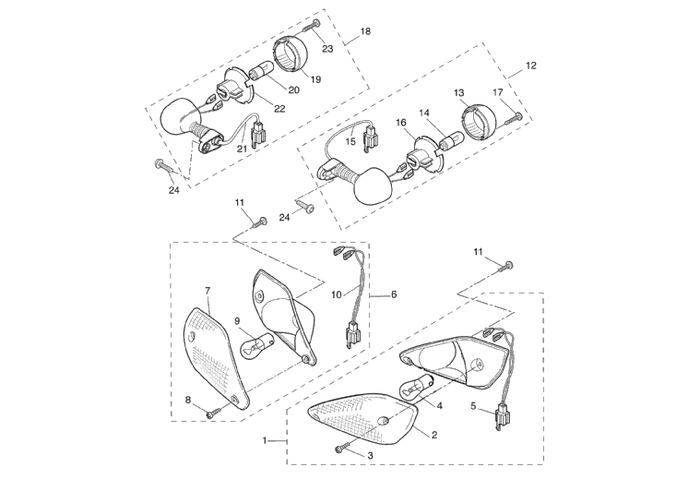 Yamaha Aerox 50 SP – Knipperlicht