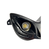 Headlight with LED flashing lights aerox shine black