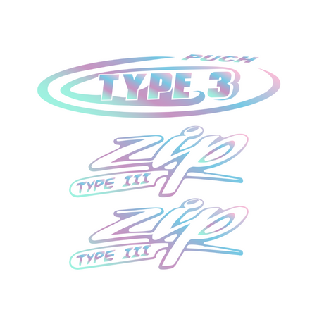 Sticker set zip type 3 / rst