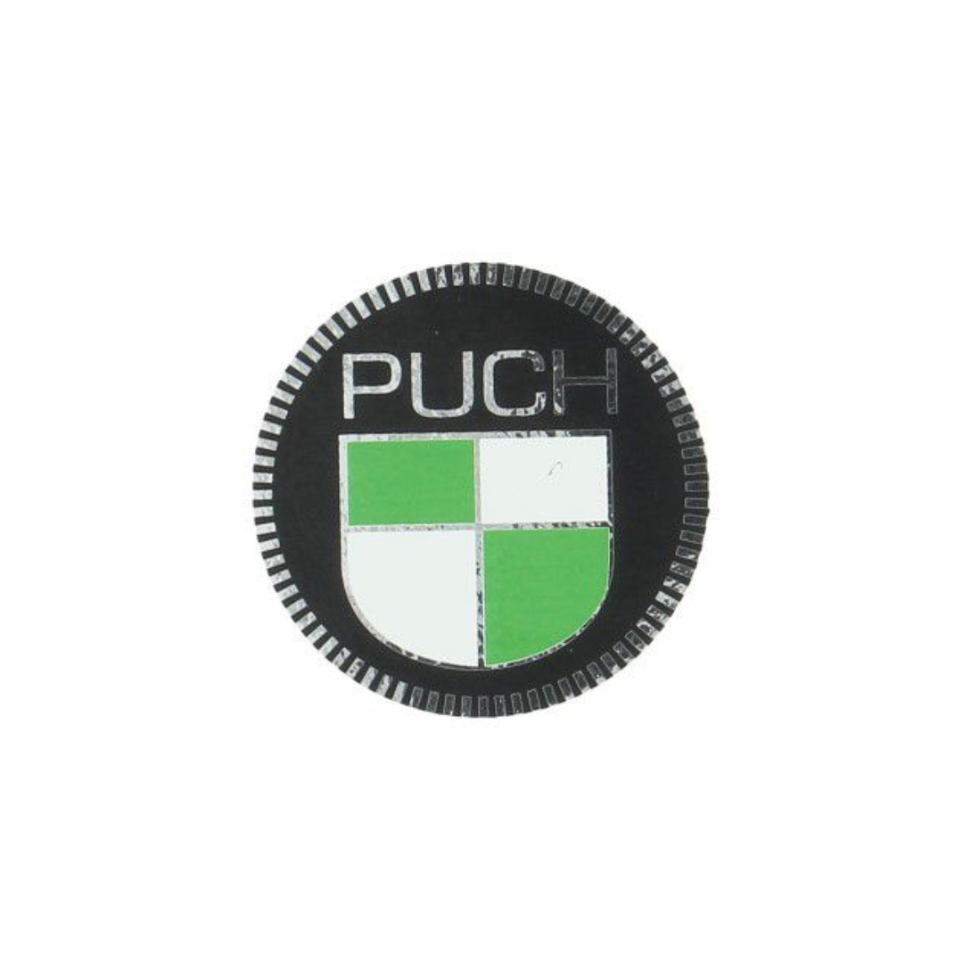 Puch Logo 50MM Noir/Blanc/Vert