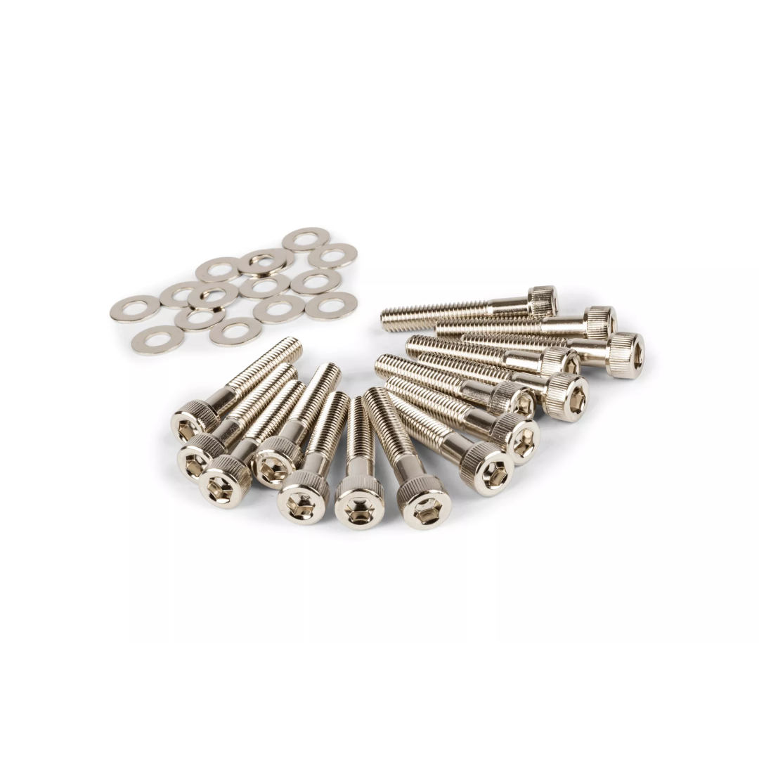 Set bulloni basamento Piaggio Cromati