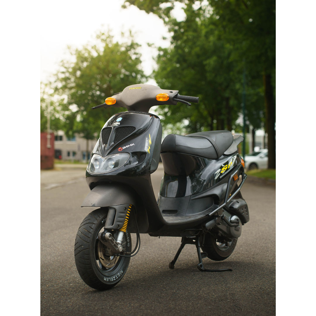 Achtervalbeugel Glans Zwart Piaggio Zip Type 3 / SP98 / Fast Rider