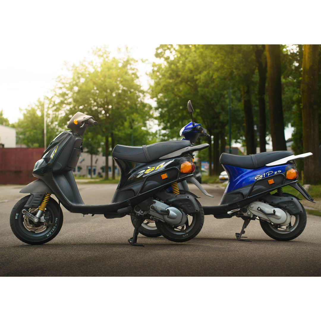 Achtervalbeugel Glans Zwart Piaggio Zip Type 3 / SP98 / Fast Rider