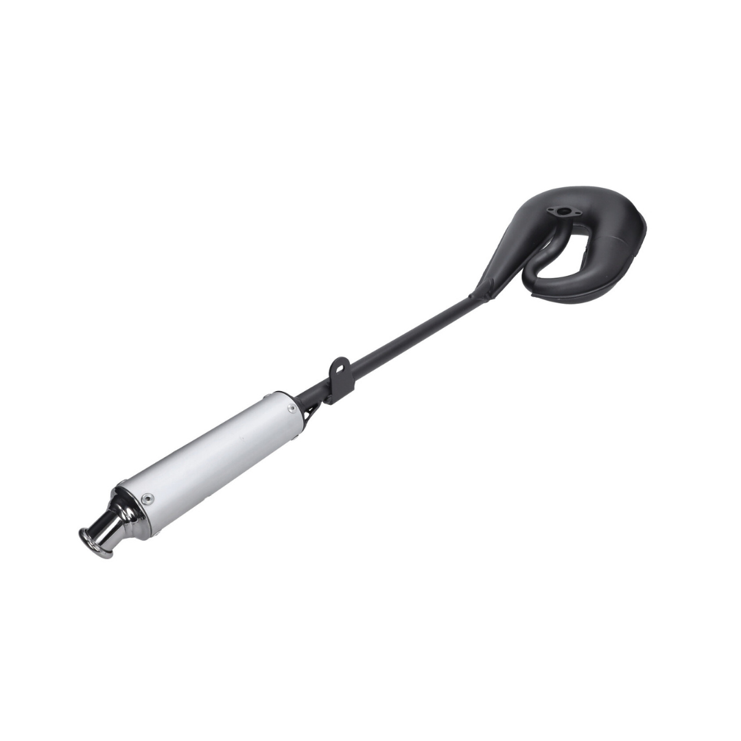 Scarico Tecno Circuit Nero/Alluminio Puch Maxi