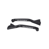 Brake Lever Set Black Fast Arrow Pro CNC Dual Disc Gilera Runner 50-180cc 2 Stroke
