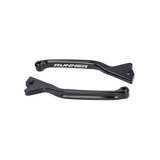 Brake Lever Set Black Fast Arrow Pro CNC Dual Disc Gilera Runner 50-180cc 2 Stroke