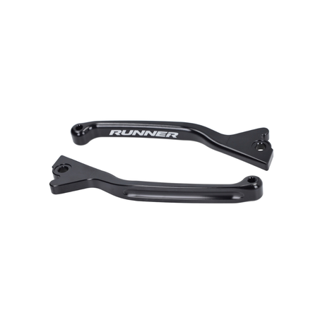 Set leve freno nero Fast Arrow Pro CNC doppio disco Gilera Runner 50-180cc 2 tempi