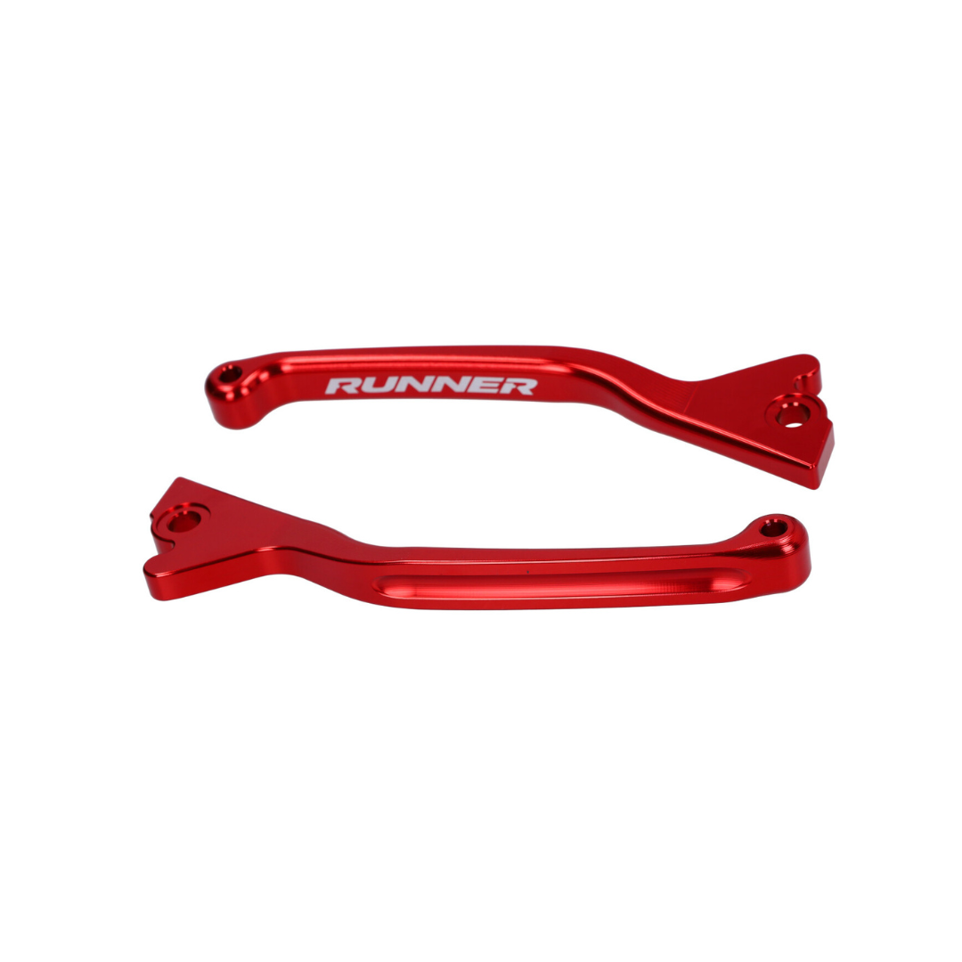 Set leve freno rosso Fast Arrow Pro CNC doppio disco Gilera Runner 50-180cc 2 tempi