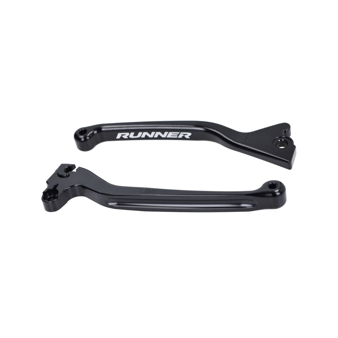 Set Leve Freno Nero Fast Arrow Pro CNC Disco Singolo Gilera Runner 50-180cc 2 Tempi