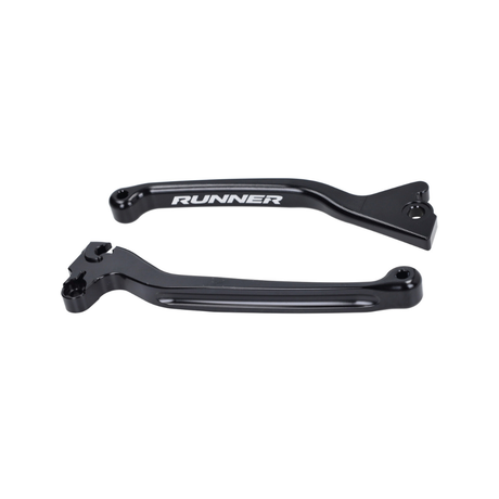 Set Leve Freno Nero Fast Arrow Pro CNC Disco Singolo Gilera Runner 50-180cc 2 Tempi