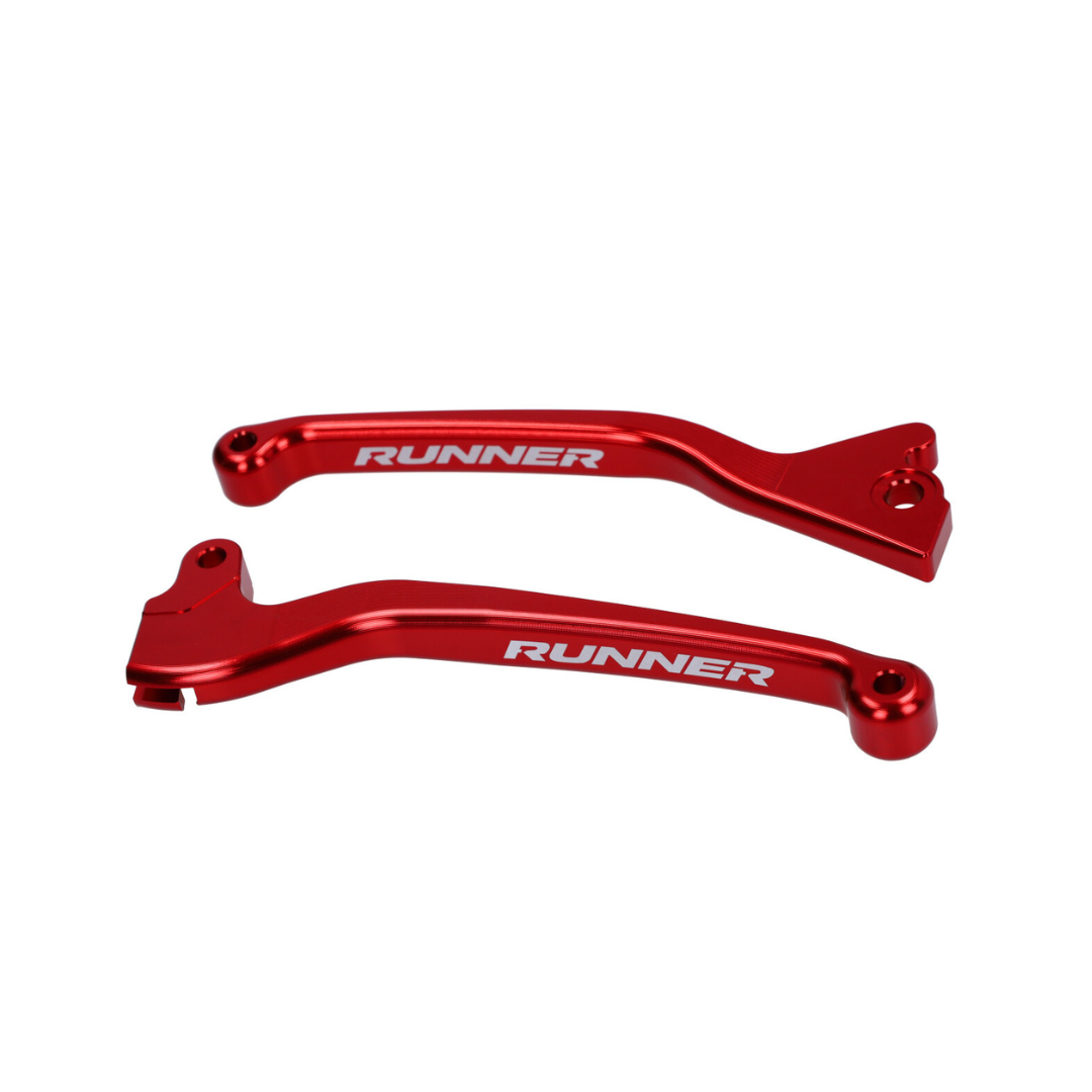 Brake Lever Set Red Fast Arrow Pro CNC Single Disc Gilera Runner 50-180cc 2 Stroke