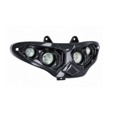 Mean Look Headlight Halogen Black Gilera Runner 50-180cc