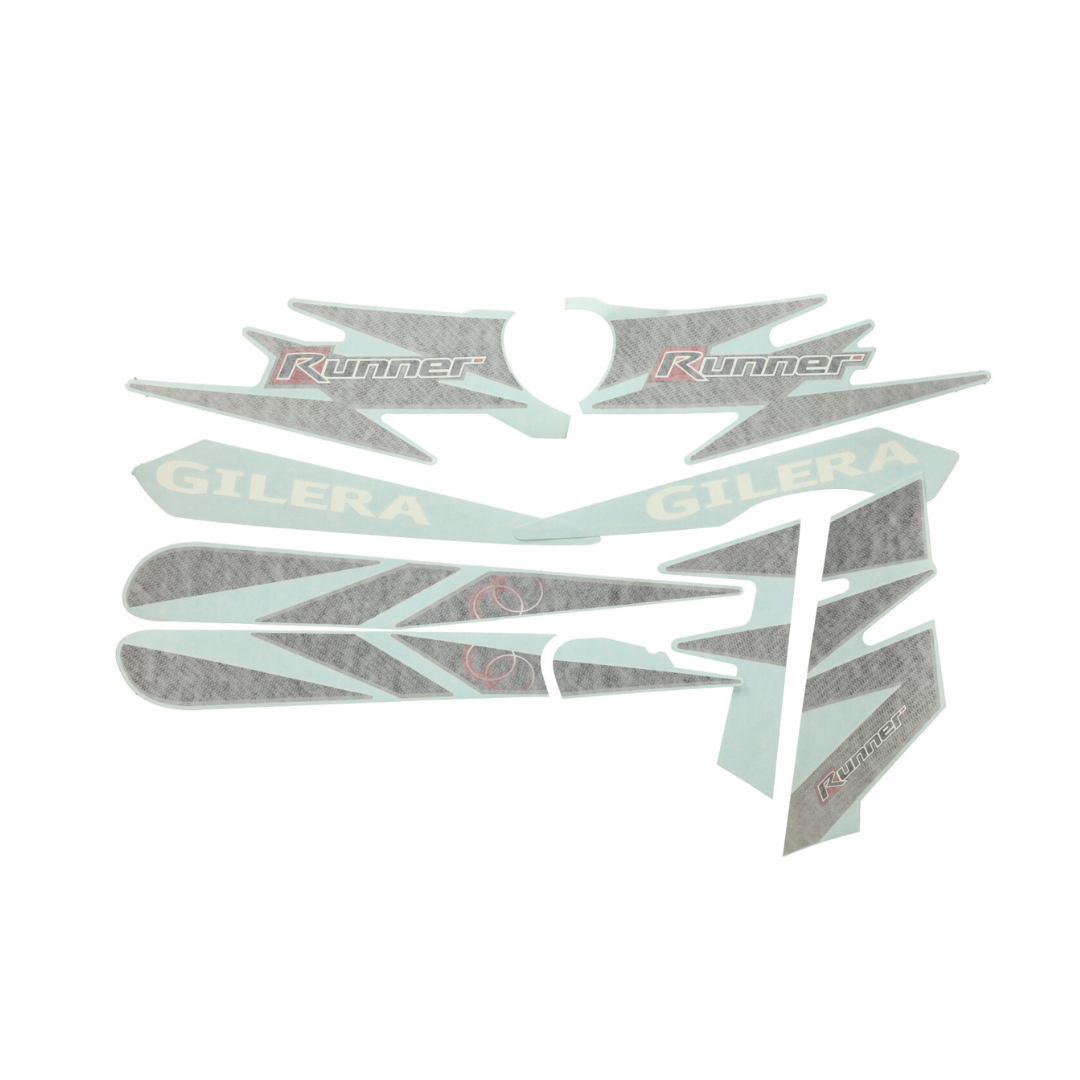 Set di adesivi Carbon Gilera Runner Originale