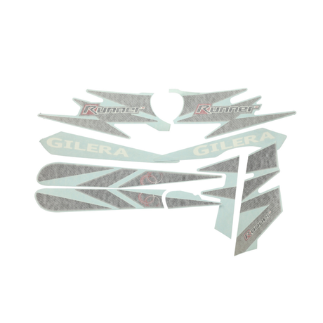 Set di adesivi Carbon Gilera Runner Originale