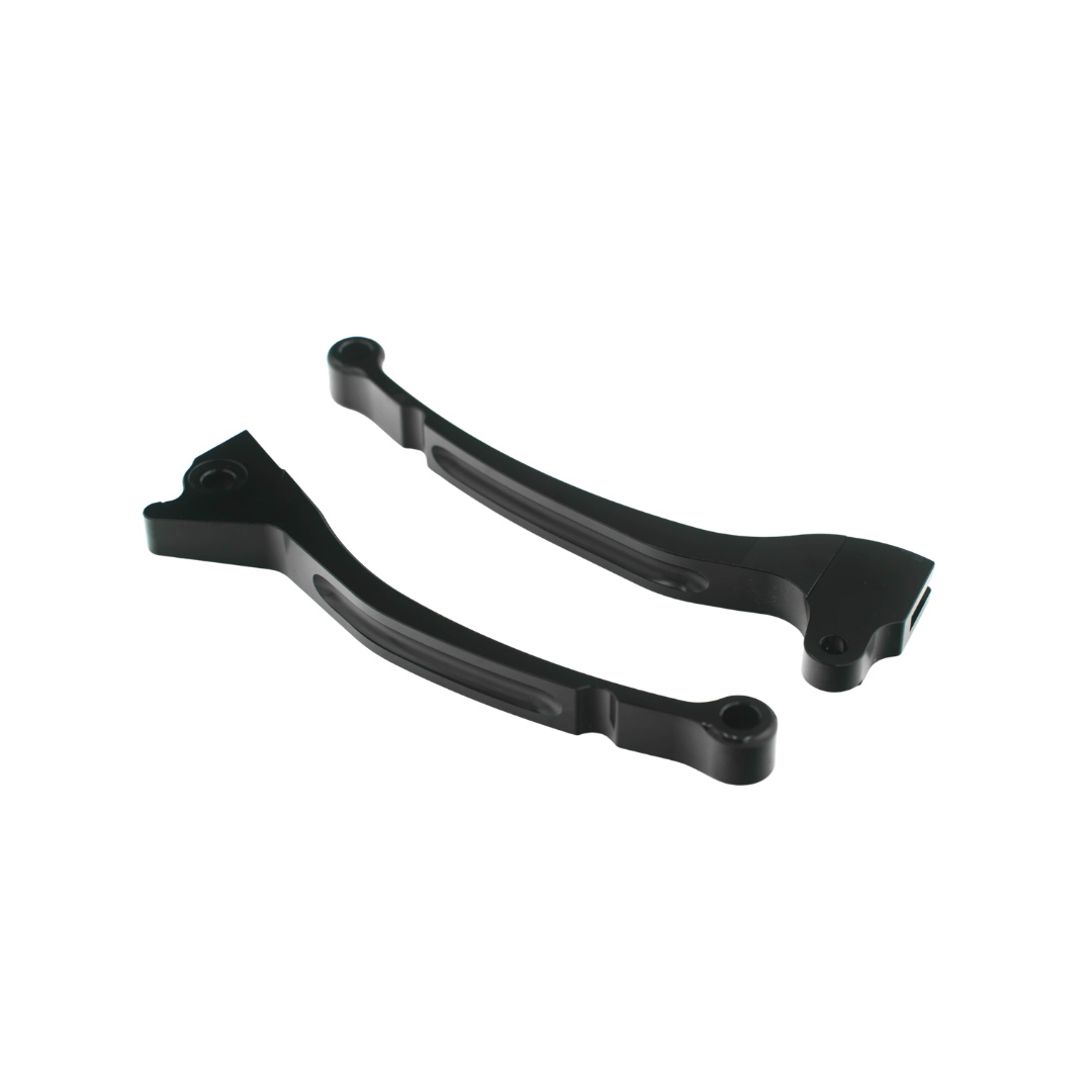 Brake Lever Set CNC Gloss Black Piaggio / Vespa