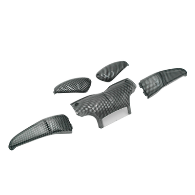Set di vetri indicatori di direzione effetto carbonio Gilera Runner