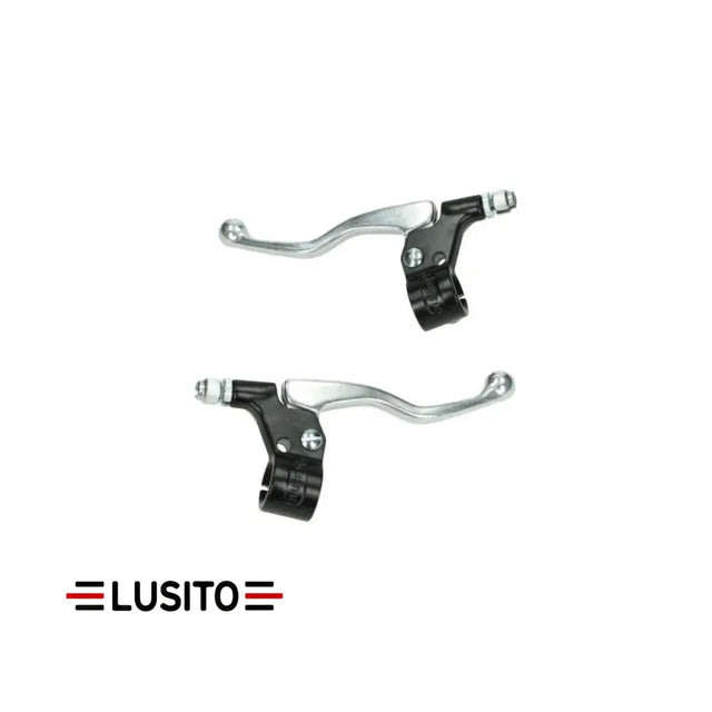 Handelset Kort Alu/Zwart Lusito - Puch Maxi Camino (Universeel)