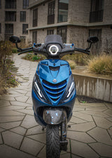 Pare-brise Indo Style Piaggio Zip Bleu Glace