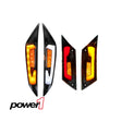 Power1 Led Zip Voor/Achter Titanium Matrix Ledjes