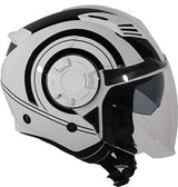 Vito Isola Glans Wit - Zwart Isola Helm